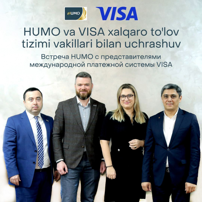 Национальная платежная система HUMO провела встречу с представителями международной платежной системы VISA. 